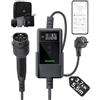 dé Carichino Auto Elettrica APP 3,7kW 5,5m 6-16A, Caricatore Auto Elettrica Portatile Tipo 2 Schuko con LCD, Cavo Ricarica Auto Elettrica, Colonnina Ricarica per Model 3/Y, 500e, e-208, altri EV/PHEV