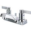 Kingston Brass Kingston NuvoFusion - Rubinetto in ottone cromato lucido, Ottone, cromato lucido, 100 mm