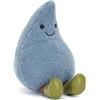 Jellycat Goccia di pioggia felice: 13 cm x 9 cm x 9 cm (altezza x larghezza x profondità)