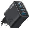 Anker Caricatore iphone 70W, Alimentatore 4 Porte con Ricarica Ultrarapida da 70 W, Compatto e Stabile, Compatibile con iPhone 17 Pro Max/Serie 16-12, MacBook Air, iPad, Pixel, Galaxy (cavo excluso)