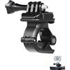 Lokyoyo Supporto Bici per Insta.360 Go Ultra/X5/X4 Air/Ace Pro 2, DJI Osmo Nano/Action Series ecc., Action Camera, girevole a 360° e antiscivolo, compatibile con interfaccia e base a 2 pin