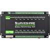 Waveshare 16-Ch Ethernet Relay Module, Modbus RTU/Modbus TCP Protocol, Ethernet Communication, Support PoE, Various Isolation & Protection Circuits, Industrial Grade Rail-Mount Case