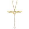 FANCIME Harry Potter x FANCIME Collaboration - Golden Snitch Necklace - Pull Out Design, Sterling Silver Pendant Necklace Jewellery Gift for Women Girls