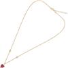 Ottaviani bijoux Collana da donna in ottone placcato oro con cubic zirconia cm 44+ext 5