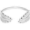 Purelei Anello da coltivazione, impermeabile e regolabile, anello aperto in acciaio inox con foglie in filigrana e placcatura in oro 14 K/18 K, simbolo di crescita, natura e forza interiore, One Size