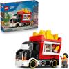 LEGO City Fries Food Truck Toy - Vehicle Model Kit w/Removable Shop, 2 Minifigures & Play Food Accessories - Birthday Gift Idea for 5+ Year Old Boys - 60488