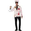 FIESTAS GUIRCA | Doppio Gancio Insanguinato Finto (33 cm) - Accessorio per Costume da Pirata Assassino Halloween Oktoberfest Horror Festa - Adulto Bambino