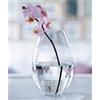 Holmegaard Vaso H20,5 cm Cocoon Design Originale in Vetro soffiato a Bocca, Trasparente