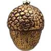 DKD Home Decor Decorazione natalizia del marchio, colore oro, in PVC, 6 x 6 x 7,8 cm