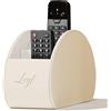 LEYF Supporto per telecomando - Elegante organizer per TV in ecopelle di alta qualità con scomparti multipli per telecomandi, chiavi, smartphone e altro ancora - Elegante soluzione di archiviazione