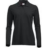 Clique Clothing, maglia a maniche lunghe classica in cotone, da donna, vestibilità moderna, da XS a XXL Black Large
