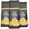 Der-Franz Crema caffè, chicchi interi, 3 x 500 g