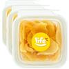 Life | Mango Disidratato, Frutta Esotica Essiccata in Pratica Vaschetta Richiudibile, 200 g (Confezione da 3)