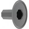 cyclingcolors Fiaschetta di guida scorrevole Ø122 mm per tubo ottagonale da 40 mm tapparella persiana grembiule finestra avvolgimento