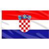 AhfuLife 1pcs Bandiera Croazia, 150×90 cm Bandiera Croazia, Doppio Lato con Occhielli in Ottone, per Coppa del Mondo, Campionato Europeo, Eventi di Calcio, Giardini Esterni e Festa