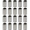 PATIKIL Distanziali Acciaio M5, 20pz Distanziali Metallici Acciaio 5mm ID x 6mm OD x 10mm L Vite Distanziale Acciaio al Carbonio Distanziatore Rotondo per Viti da 1/5 Pollice o M5