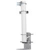 Hamwesh Monte STL 90D02, Kit di Montaggio a Palo del Tetto a Parete in Acciaio Inossidabile con Angolo di estremità Regolabile per Antenna a Piatto Rettangolare V2 V2 e Antenne TV all'aperto