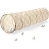 3 Sprouts - Tunnel Gioco per Bambini - Tenda da Gioco Pieghevole e Portatile - Scacchiera - Beige