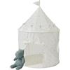 3 Sprouts - Tenda Gioco Bambini per Interno - Capanna per Bambini Cameretta, Tenda delle Fiabe, Teepee Bambini - Mirtillo Avorio