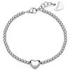 S'Agapõ Bracciale Donna in Acciaio con Simbolo Cuore | Collezione Stellar - SSE39