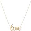 MILOR - Collana Donna con Ciondolo; Collana Donna Oro Ciondolo LOVE; Regalo Compleanni, Anniversari, Festa Mamma