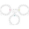 JunyiDIY 3PCS Amore Cuore Catena Bracciale Set per Signora Regalo di Laurea Cuore Puzzle Amicizia Braccialetto Personalizzato Nome 3 Braccialetti Personalizzati Migliori Amici Famiglia Amore Gioielli