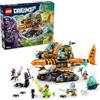 LEGO DREAMZzz 2 in 1 Carro-Squalo Tigre Giocattolo - Si trasforma in Nave Pirata con Cannone - con 5 Minifigure e 2 Creature del Tesoro da Collezione - Regalo per Bambini da 9 Anni in su - 71515