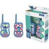 Lexibook - Disney Stitch - Walkie Talkies, 200m, Set di Comunicazione per Bambini, 2 canali di Comunicazione, Clip da Cintura, Blu/Viola, TW12DLXB