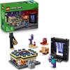 LEGO Minecraft Viaggio nel Portale del Nether e dell'End - Giocattolo da Costruire con Figure di Eroe, Enderman e Baby Hoglin - Regalo da Gaming per Bambini e Bambine da 7 Anni in su - 21584