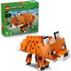LEGO Minecraft La Volpe Giocattolo - Puzzle Animale 3D con Accessori - Decorazione per la Gaming Room o per la Camera da Letto - Idea Regalo di Compleanno per Bambini, Bambine e Fan da 10 Anni - 21588
