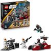 LEGO Star Wars 75449 Battle Pack Assedio di Mandalore - Gioco d'Azione con 2 Minifigure Mandaloriane e 2 Clone Trooper oltre a una Speeder Bike e Blaster - Regalo per Bambini da 6 Anni in su e Fan