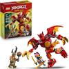 LEGO NINJAGO Battle Pack Mech Drago di Kai - Action Figure Giocattolo con 3 Minifigure e Katana Ninja - Idea Regalo di Compleanno per Bambini e Fan da 6 Anni in su - 71851