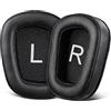 SOULWIT Cuscinetti Auricolari in Pelle Proteica Ricambio per Logitech G930 G933 G933S G935 G633 G633S G635 G35 G533 G430 G431 G432 G433 Cuffie da Gioco,Padiglioni per G332 G230 G231 G233 Cuffie