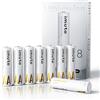 imuto 8 batterie AA ricaricabili al litio 1,5 V (3600-IMU8AA)