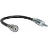 tomzz Audio 1500-008 Adattatore d'antenna spina DIN flessibile (M) a giunto ISO (F) con estensione del cavo circa 20cm