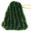 LOMIMOS Ghirlanda natalizia da 1,9 m, verde scuro glitterata, decorazione per albero di Natale, feste e matrimoni