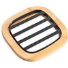 DKD Home Decor Sottopentola della Marca, Colore Nero, Bambù e Acciaio (17 x 17 x 1 centimetri)