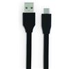 mooov 732093 - Cavo piatto USB-C/USB-A, 3 m, colore: Nero