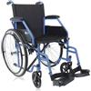 Moretti CARROZZINA AD AUTOSPINTA PIEGHEVOLE ARDEA START BLU SEDUTA 40CM PORTATA 120KG LUNGHEZZA TOTALE 103CM ALTEZZA TOTALE 91CM LARGHEZZA 56CM SCHIENALE 40X43CM