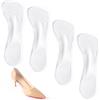 lasuroa 2 Paia Solette per Tacchi Alti, 3/4 Autoadesive Solette in Gel Donne Cuscinetti Comfort Tacchi Alti Inserti per Scarpe con Spostamento del Peso da Utilizzare su Piedi Piatti (Trasparenti)