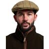 JACK PYKE Patch Berretto Piatto Misto Lana, Tweed, 7.25