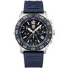 Luminox Orologio analogico al quarzo da uomo con cinturino in caucciù XS.3143.Set, Nero, Moderno