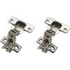 LIKERAINY 95 Grado Battuta Interna Mini Cerniera del Telaio 35mm per Porta Cerniere Corte per Mobile da Cucina Gabinetto Armadio Porte 2 Pezzi
