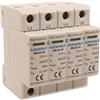 A2ZWORLD Scaricatore Di Sovratensione Modulare, SPD Tipo 2 T2, 3P+N Da 4 Moduli DIN, 20kA-40kA AC275V, IP20 IEC61643-11