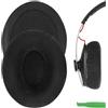 Geekria Cuscinetti auricolari di ricambio Comfort Velour per cuffie Sennheiser Momentum On-Ear, Momentum 2.0 On-Ear (non adatti alle cuffie Over-Ear 2.0), parti di riparazione con guida video (nero)