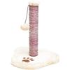Aqpet Palo Tiragraffi per Gatti Albero Gioco Gatti con Pallina 39 cm Colore Beige