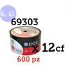 HP DVD-R 4.7GB 16x Shrink 50pz HP - 69303 - MINIMO 12CF - DME00070-3mc