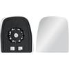 LONGLING Ricambio sinistro lato conducente specchietto retrovisore esterno grande vetro superiore riscaldato con piastra posteriore vetro specchio per IVECO Daily 2006-2025