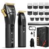 SUPRENT PRO SUPRENT® Tagliacapelli Uomo Professionale, tagliacapelli da barbiere ricaricabile USB-C e tagliacapelli a T con tecnologia 5V-Boost, tagliacapelli a batteria, display a LED Regali