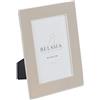 Belssia Portafoto Beige con Bordi d'Argento 10x15